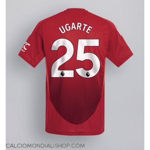 Maglie da calcio Manchester United Manuel Ugarte #25 Prima Maglia 2024-25 Manica Corta